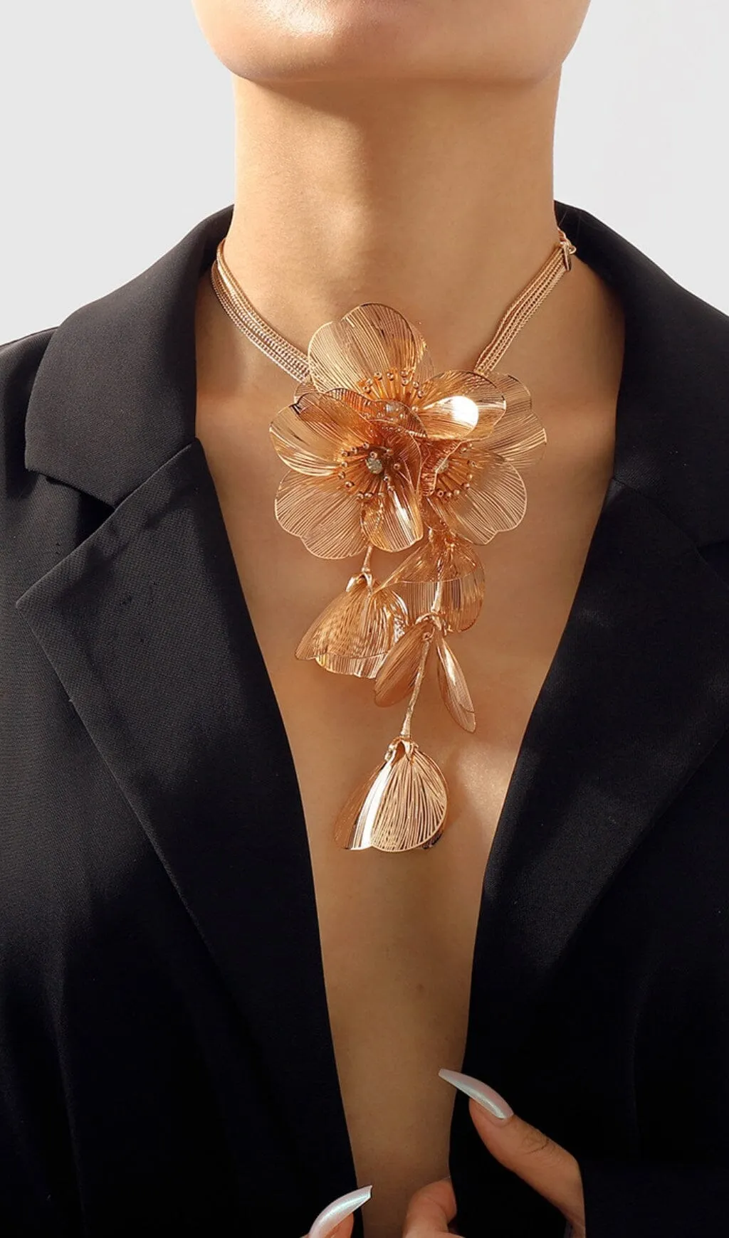 FRANCESCA FLOWER CHOKER Gloria Lanvin