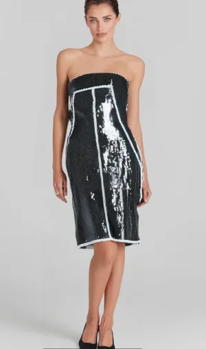 Gisle sequin-embellished bandeau mini dress Gloria Lanvin