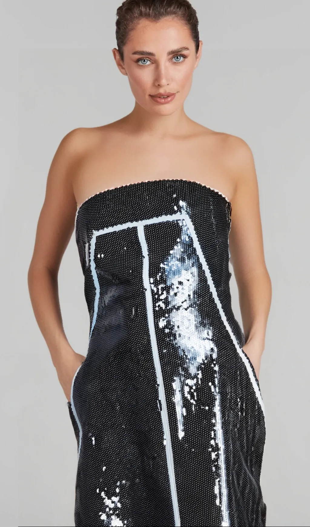 Gisle sequin-embellished bandeau mini dress Gloria Lanvin
