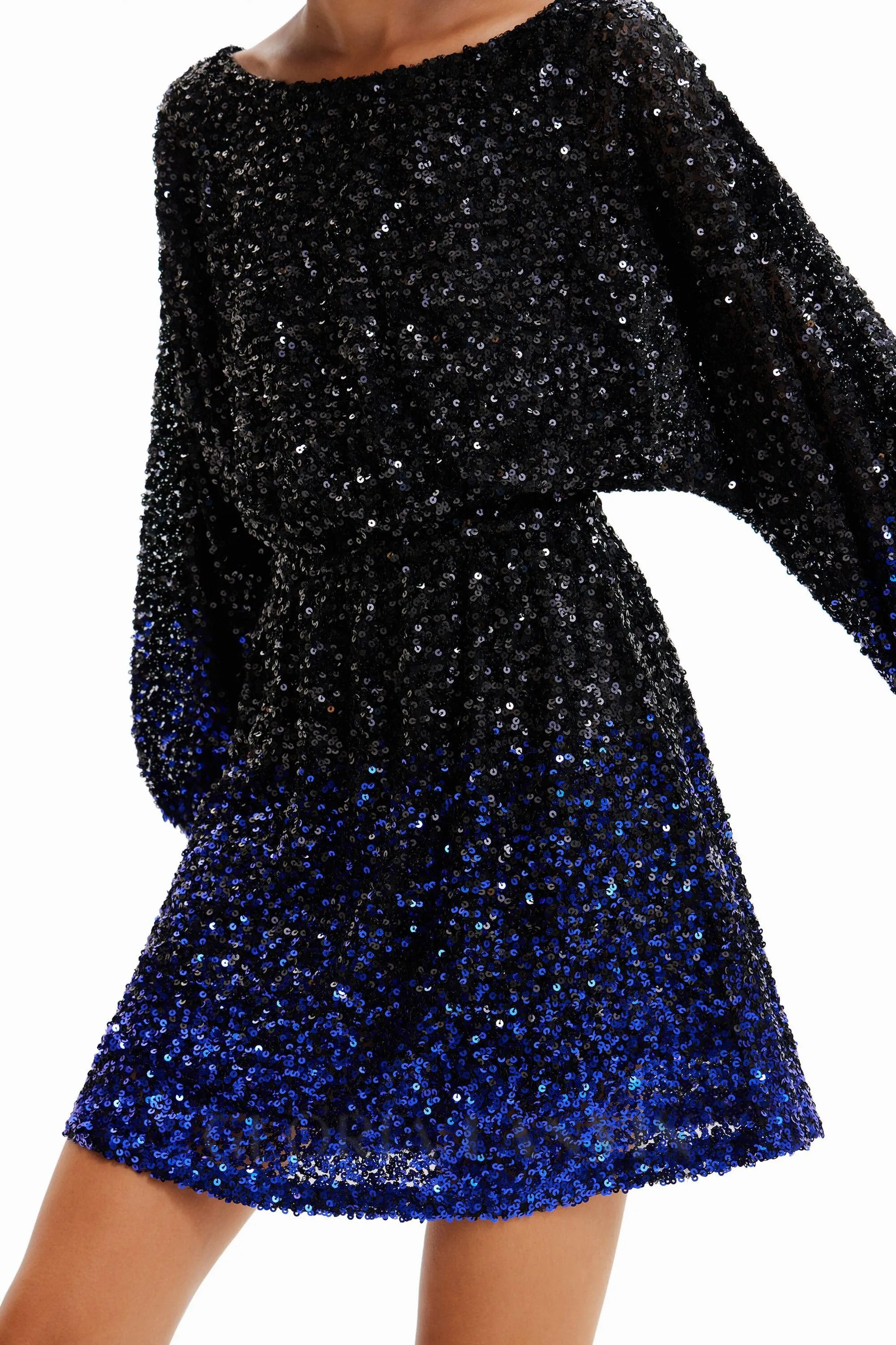 gradient sequin mini dress Gloria Lanvin
