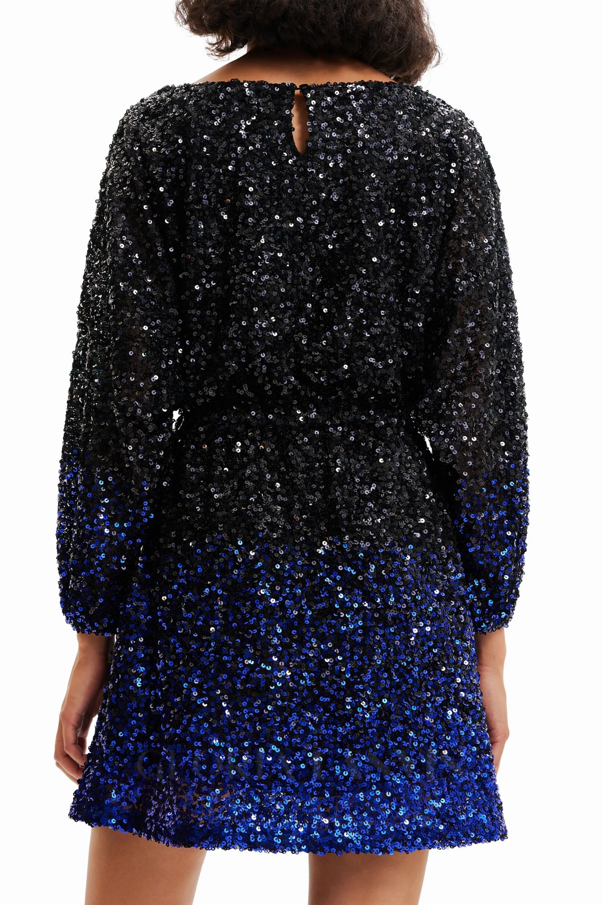 gradient sequin mini dress Gloria Lanvin