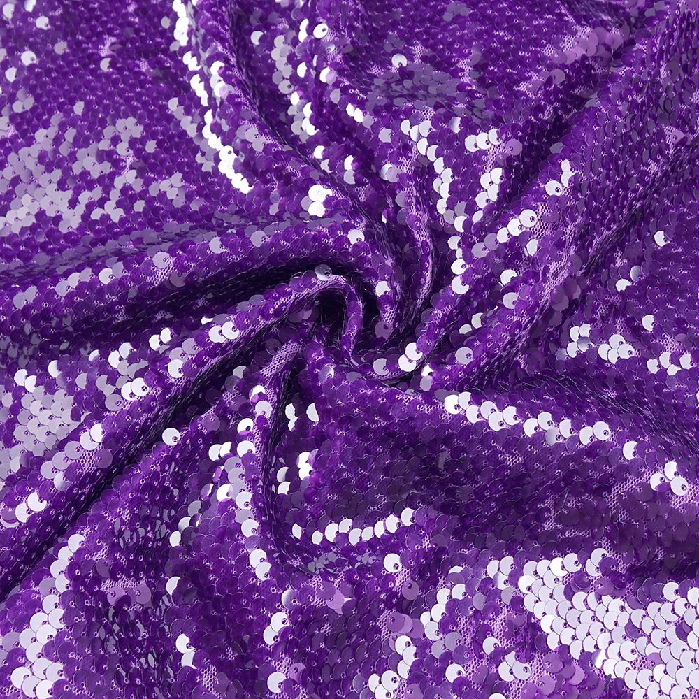 GRAPE SEQUIN BACKLESS MINI DRESS Gloria Lanvin