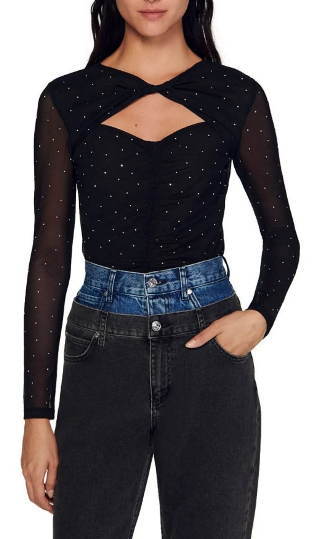 GUETTA CUTOUT TOP Gloria Lanvin