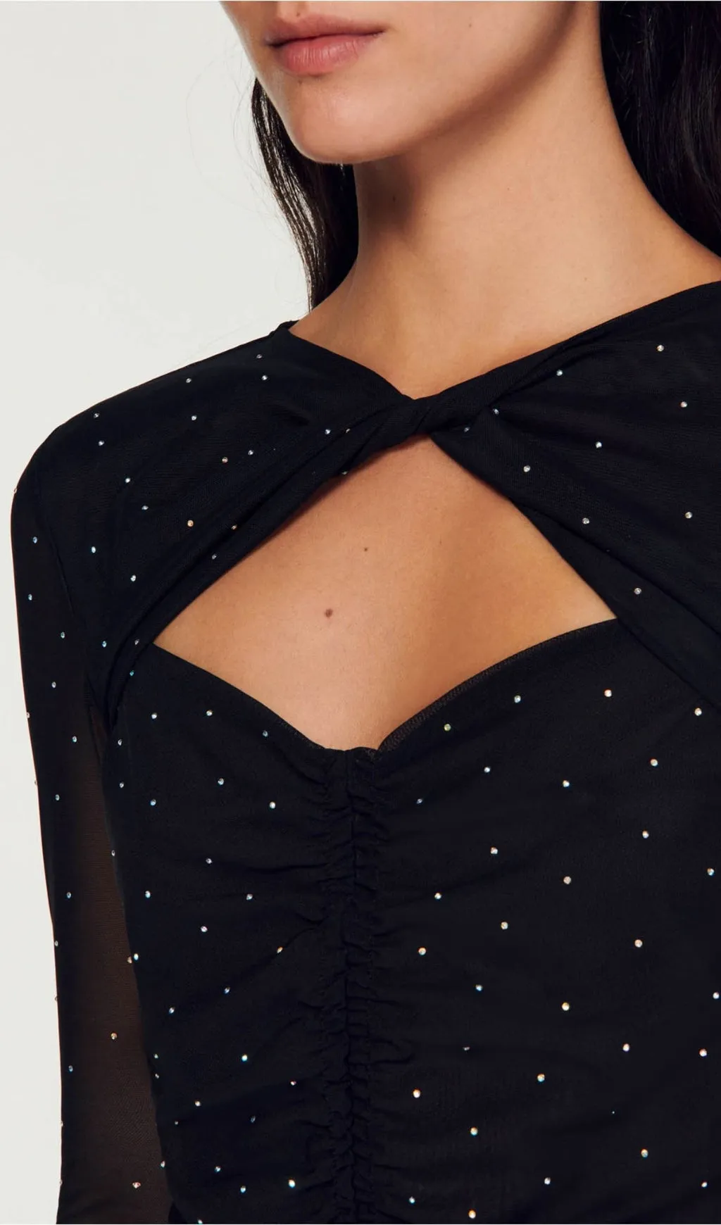 GUETTA CUTOUT TOP Gloria Lanvin