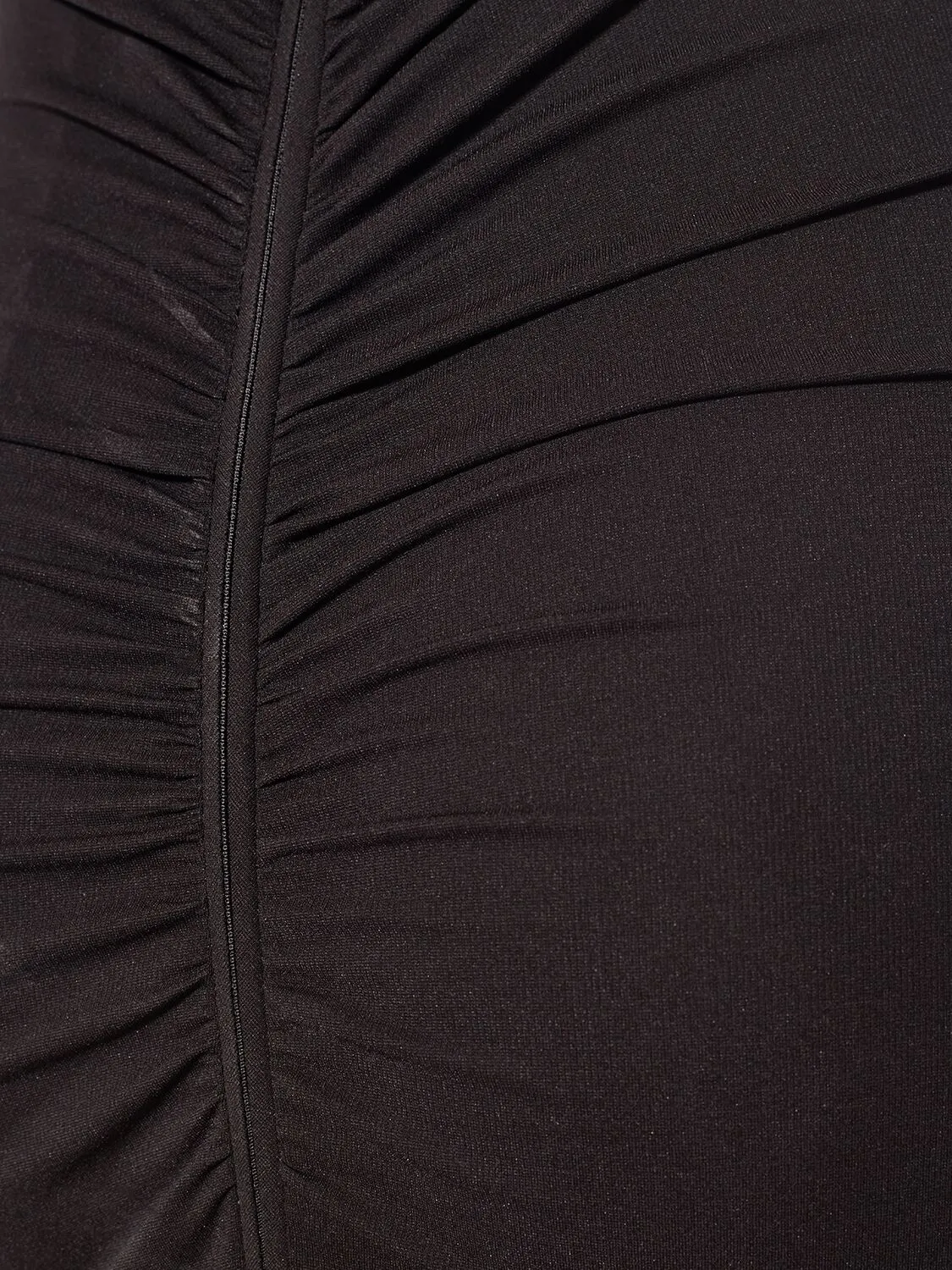GWENDOLYN STRETCH JERSEY STRAPLESS MAXI DRESS IN BLACK Gloria Lanvin