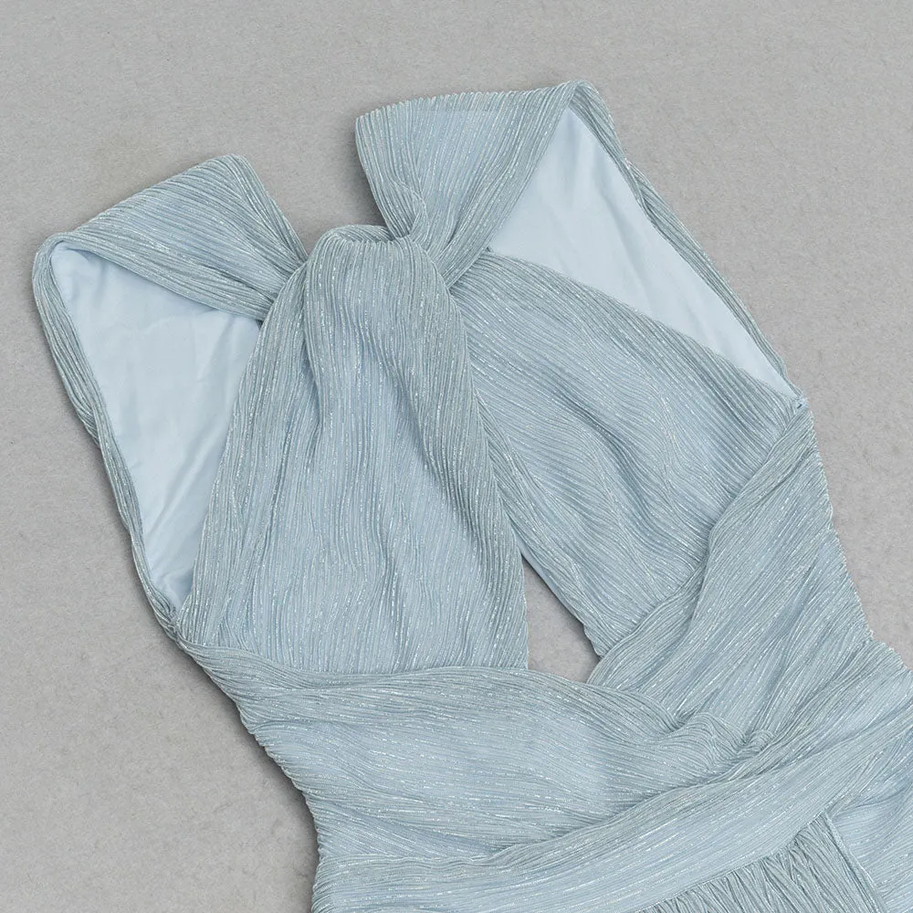 HALTER CREPE BANDAGE MINI DRESS Gloria Lanvin