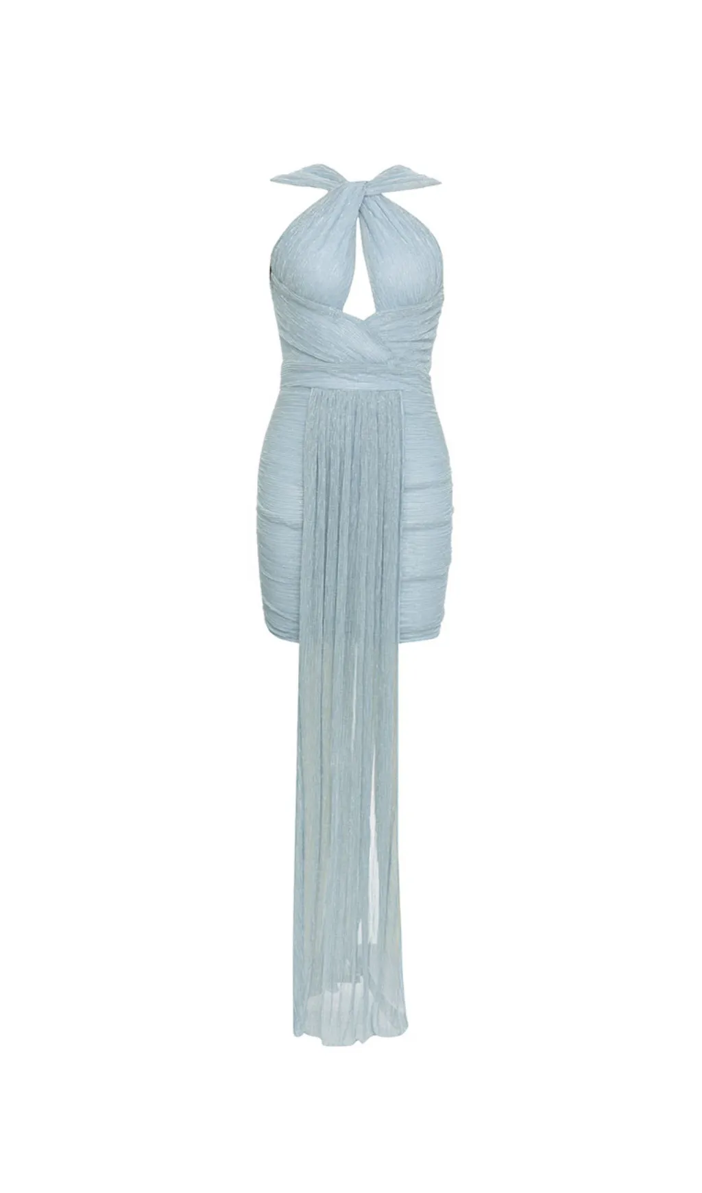 HALTER CREPE BANDAGE MINI DRESS Gloria Lanvin