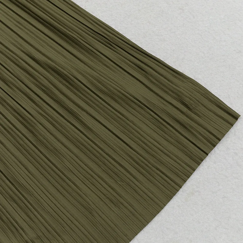 HALTER CUT OUT RUCHED MAXI DRESS Gloria Lanvin