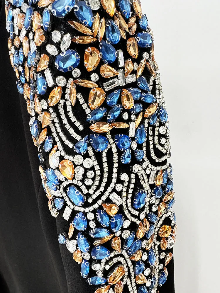 HARRIET MARTINI DROP CRYSTAL-EMBELLISHED MIDI DRESS Gloria Lanvin