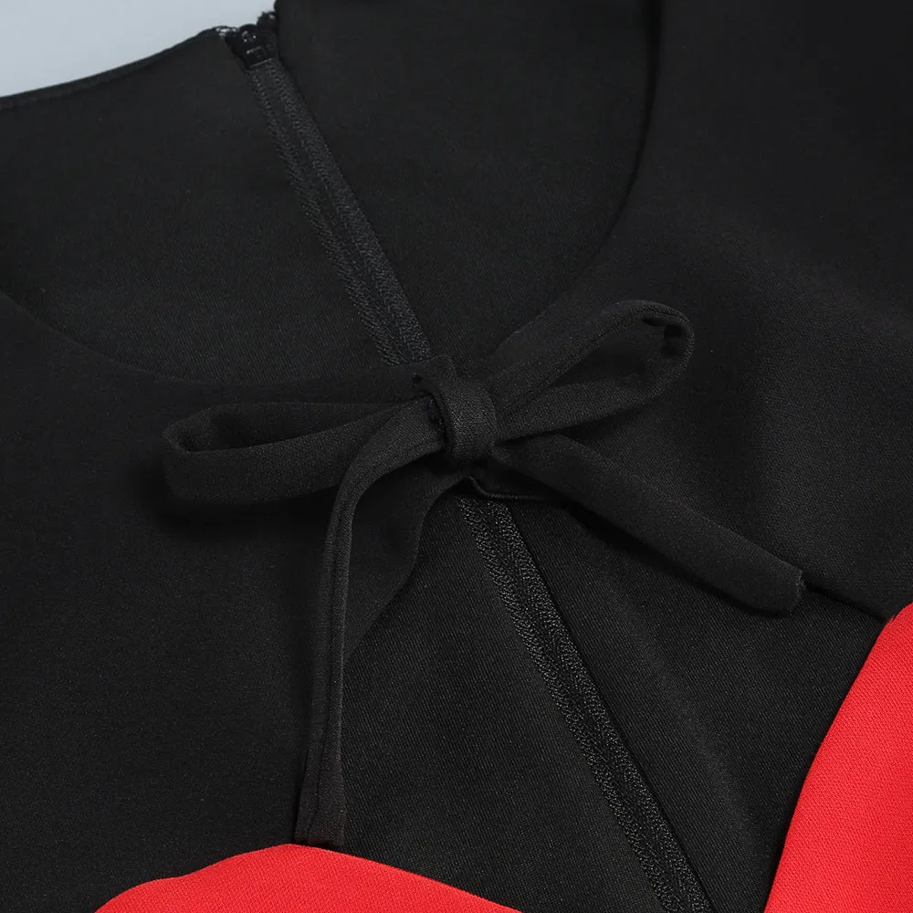 HEART BOW CUTOUT MINI DRESS Gloria Lanvin