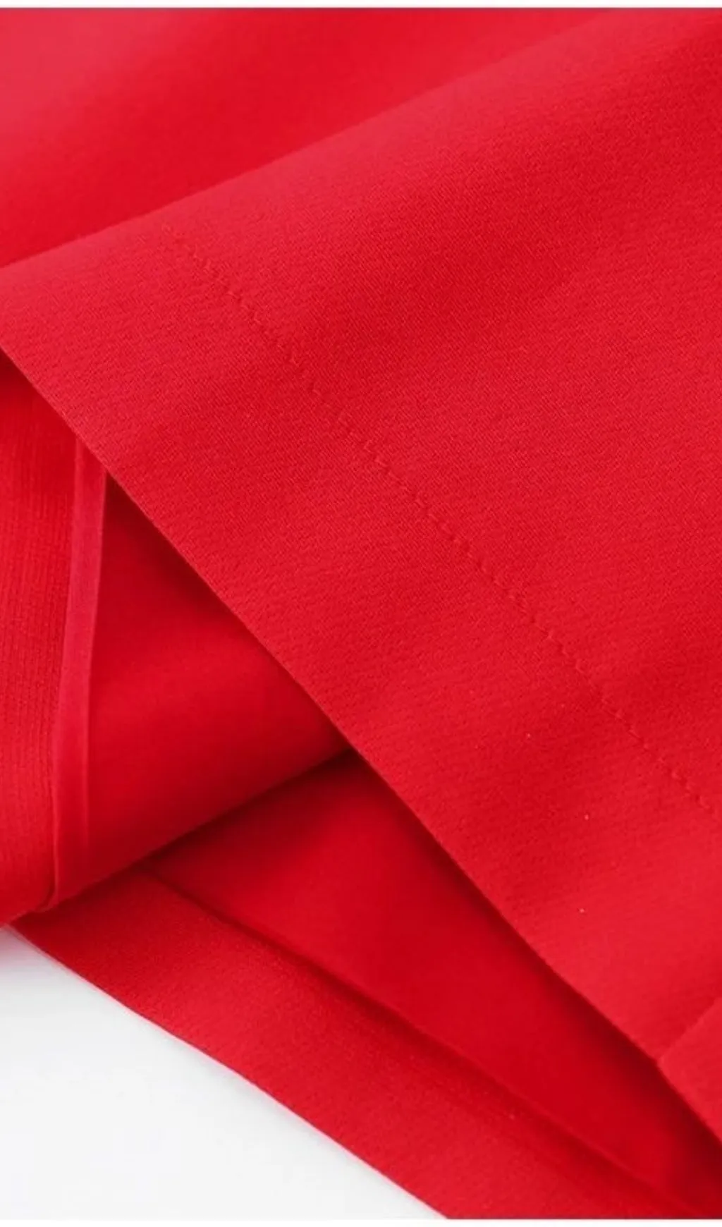 HEART-SHAPED CUTOUT CRPE MINI DRESS IN RED Gloria Lanvin