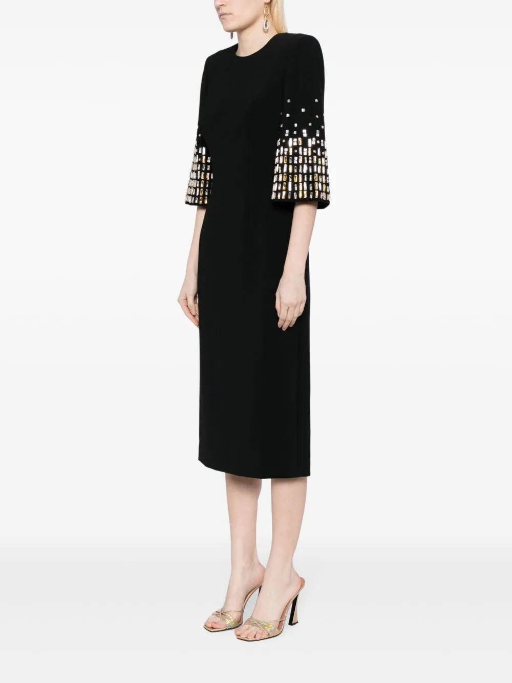 Highball Queen crystal-embellished midi dress Gloria Lanvin