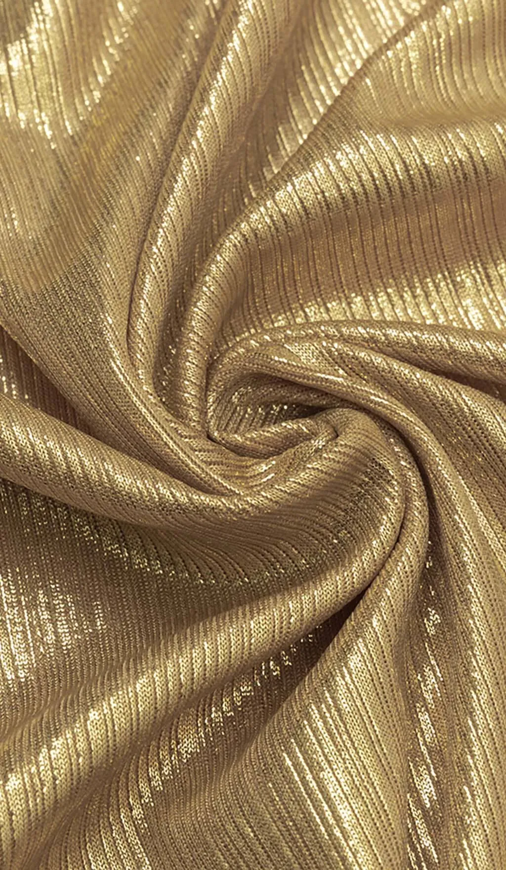 HIP WRAP SLIT MIDI DRESS IN GOLD Gloria Lanvin