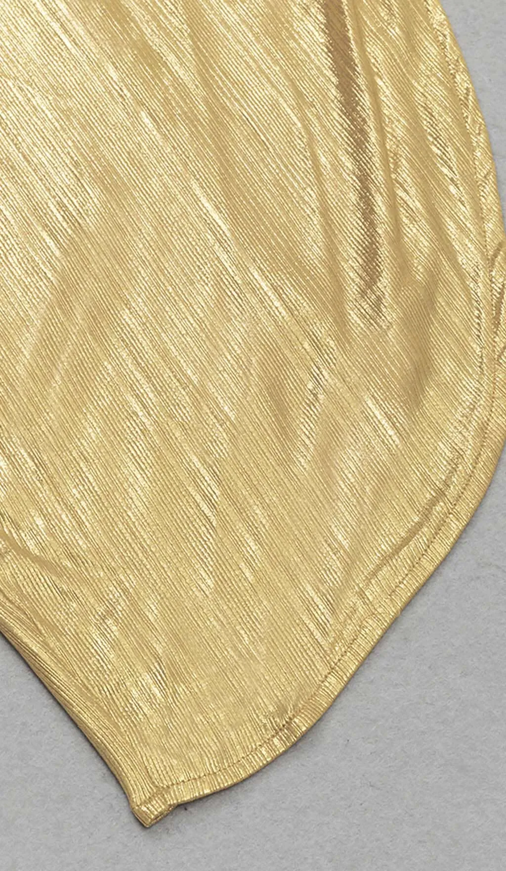 HIP WRAP SLIT MIDI DRESS IN GOLD Gloria Lanvin
