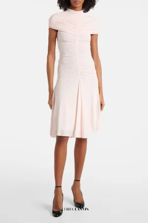 Hiraku Ruched Midi Dress Gloria Lanvin