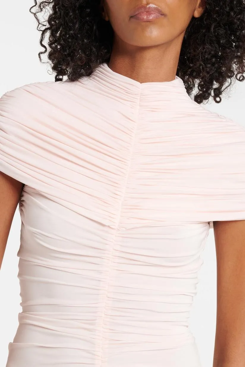 Hiraku Ruched Midi Dress Gloria Lanvin