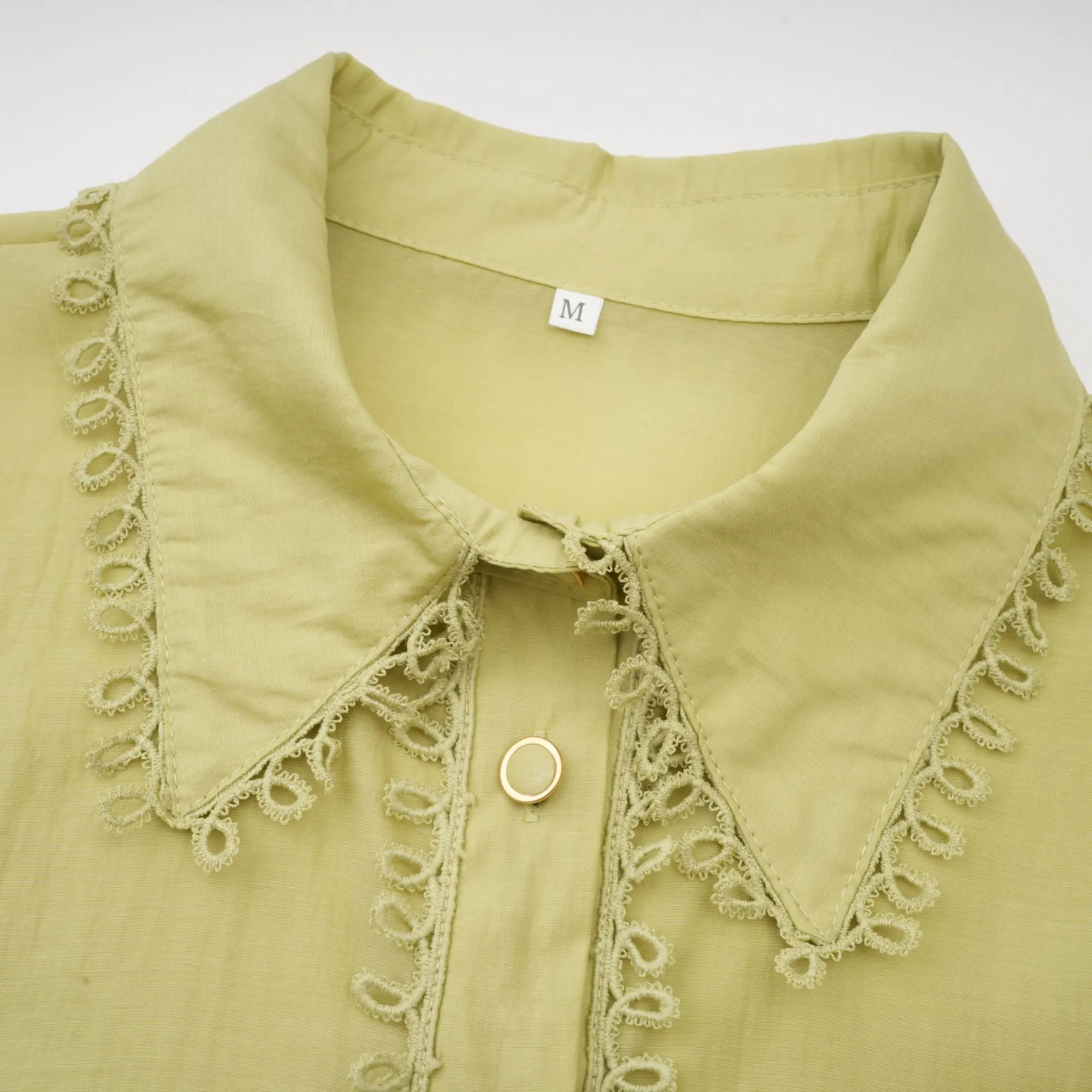 Hlne floral embroidered shirt & skirt matching set Gloria Lanvin