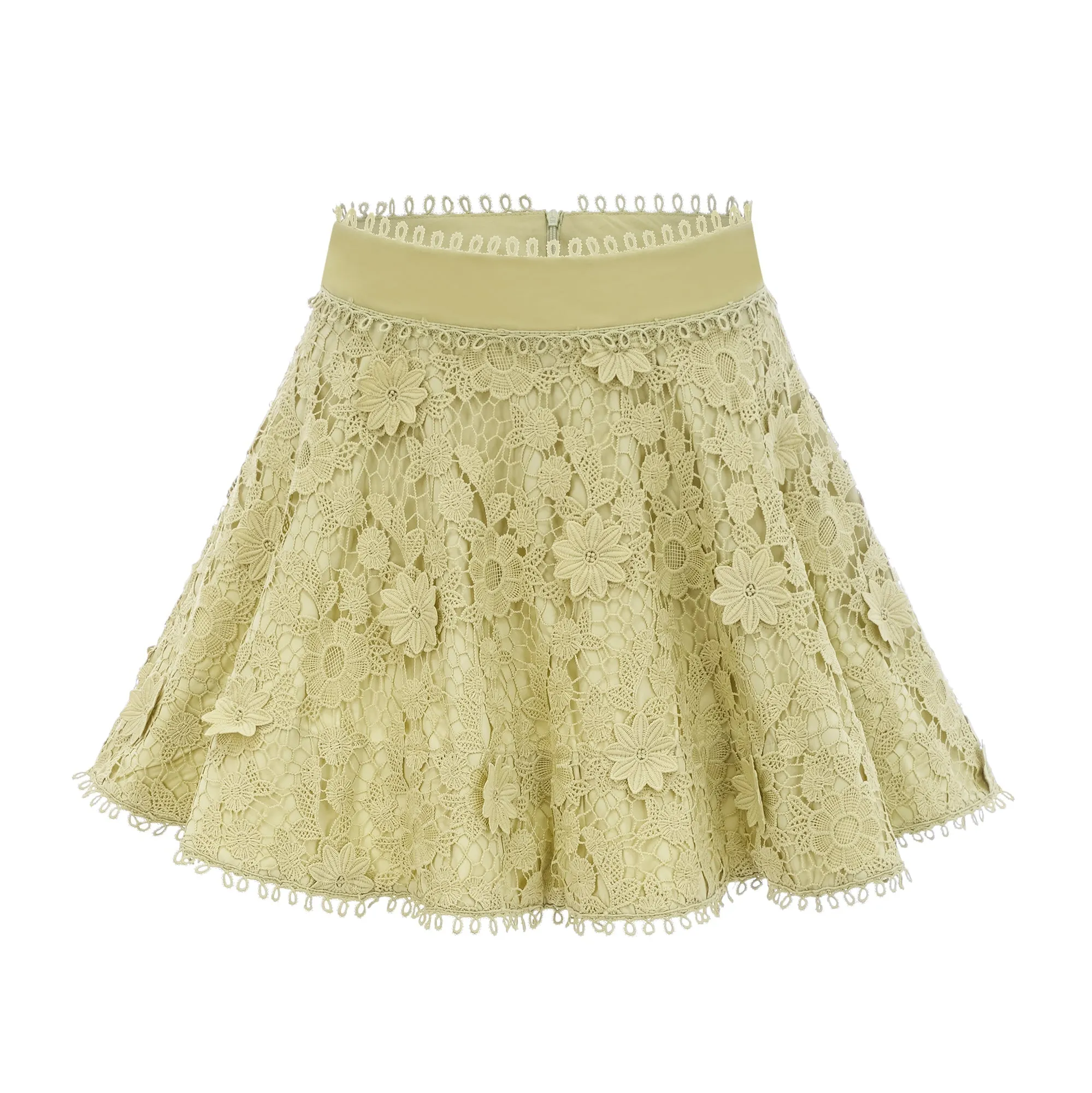 Hlne floral embroidered shirt & skirt matching set Gloria Lanvin