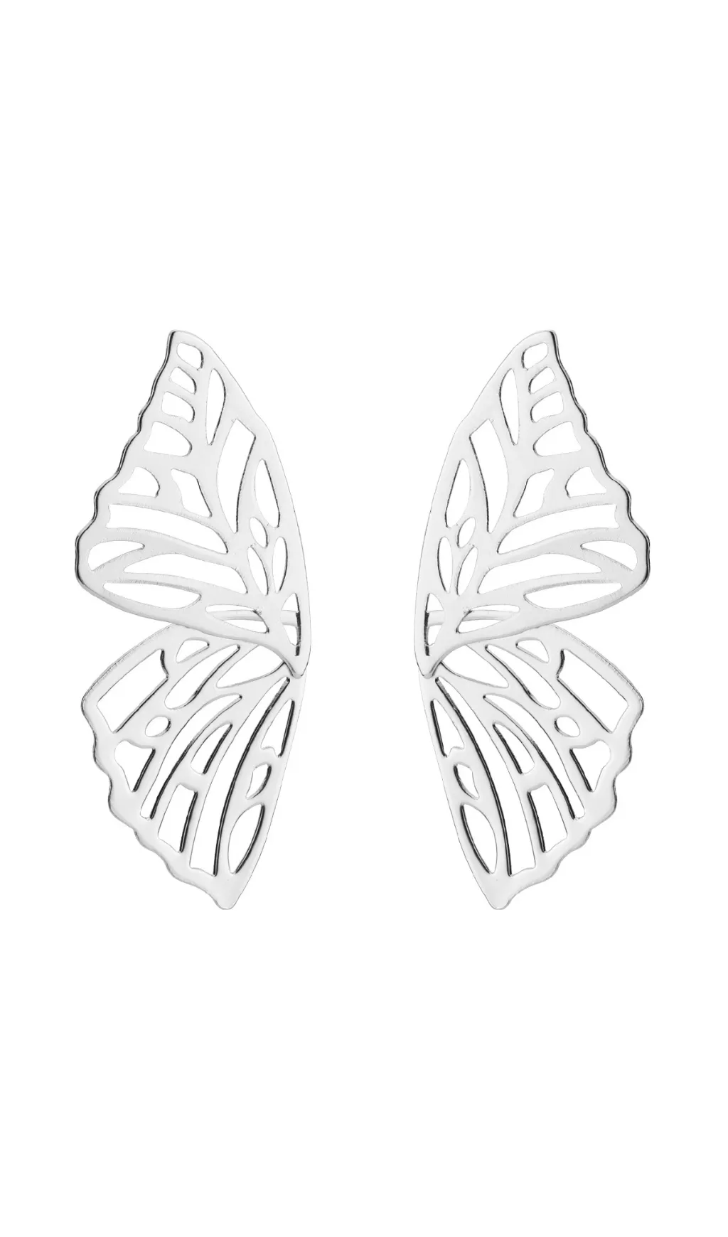 Hollow butterfly alloy earrings Gloria Lanvin