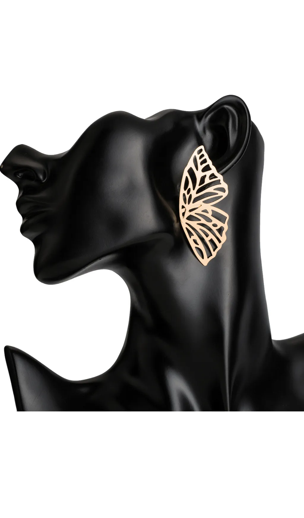 Hollow butterfly alloy earrings Gloria Lanvin