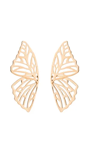 Hollow butterfly alloy earrings Gloria Lanvin