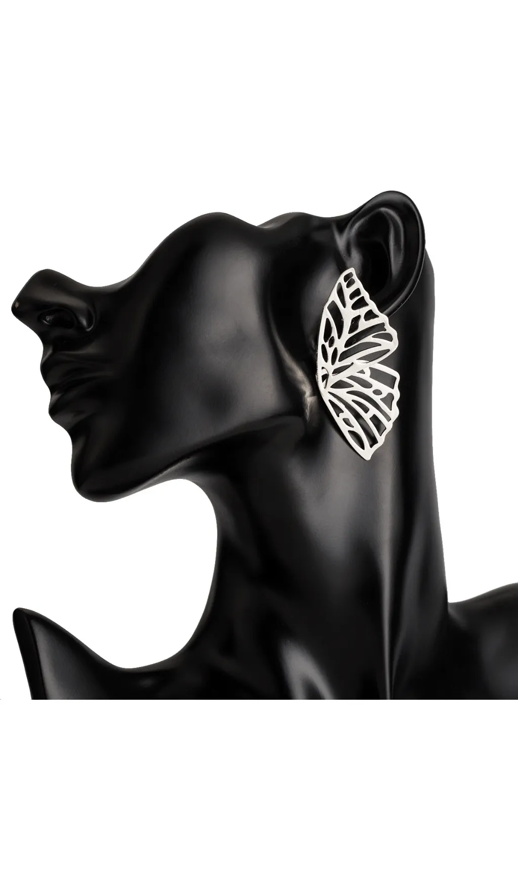 Hollow butterfly alloy earrings Gloria Lanvin