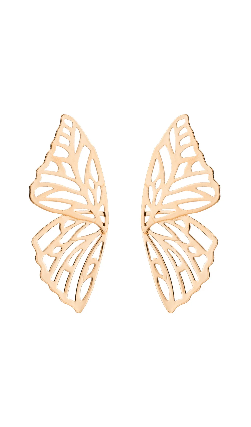 Hollow butterfly alloy earrings Gloria Lanvin