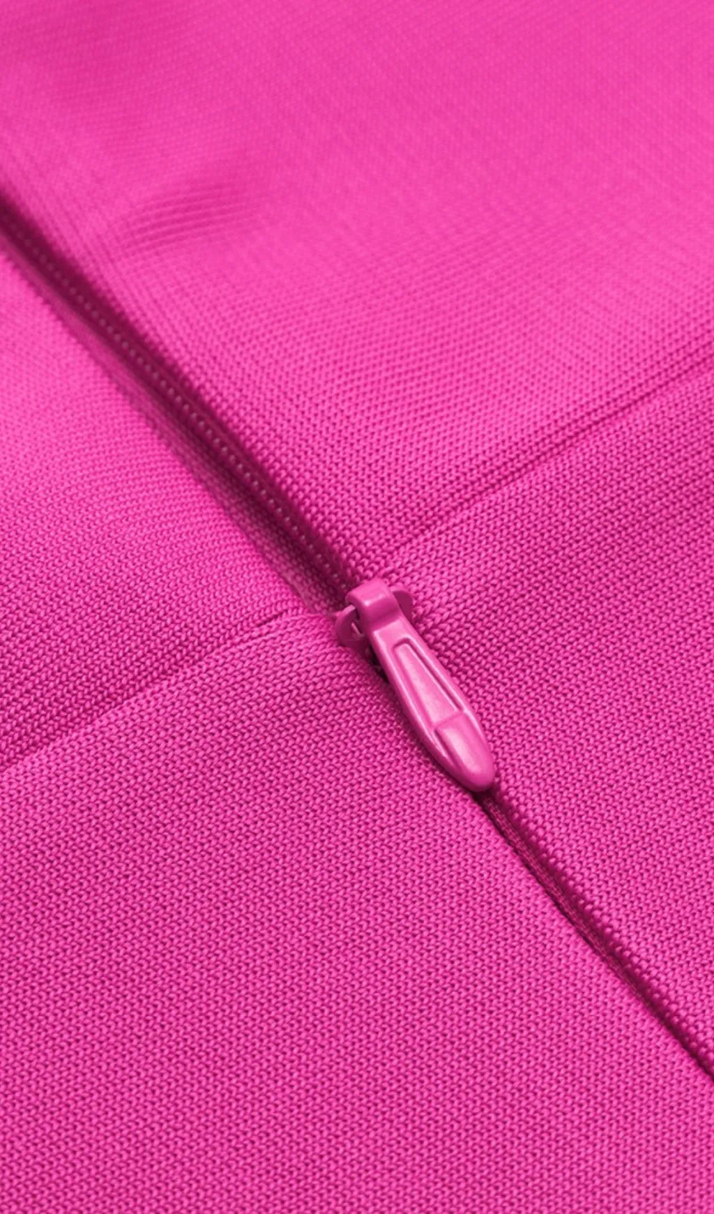 HOT PINK BANDAGE BODYCON MIDI DRESS Gloria Lanvin