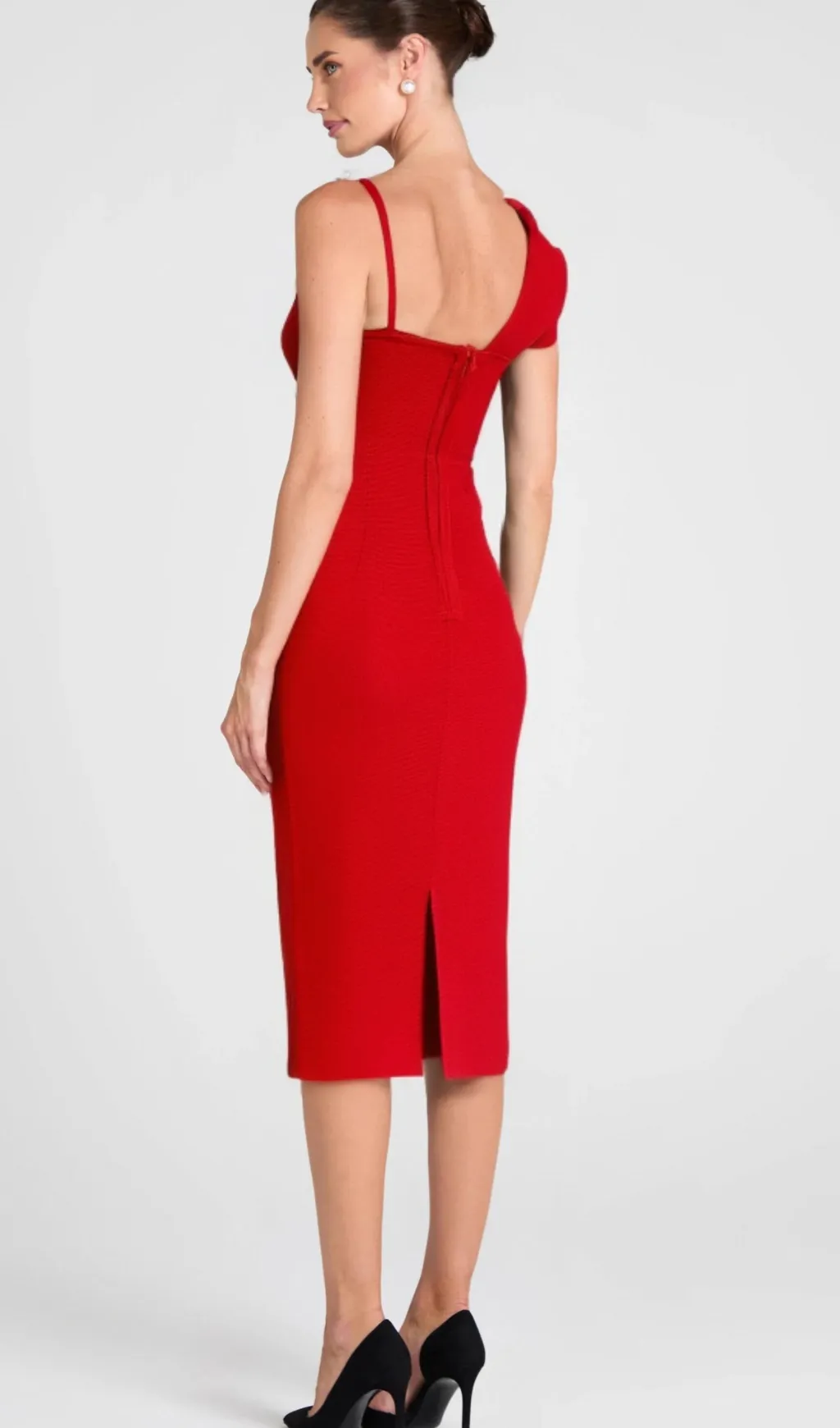 HUGE FLOWERS BANDAGE MIDI DRESS Gloria Lanvin