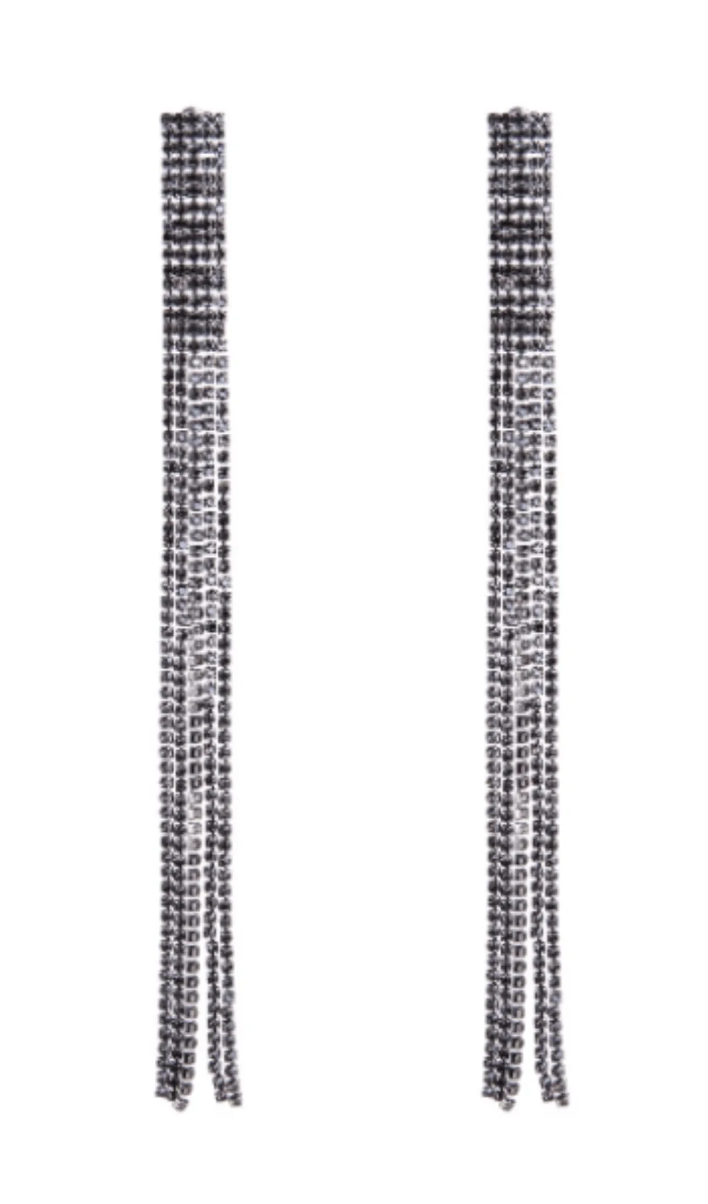 Inlaid diamond tassel earrings Gloria Lanvin