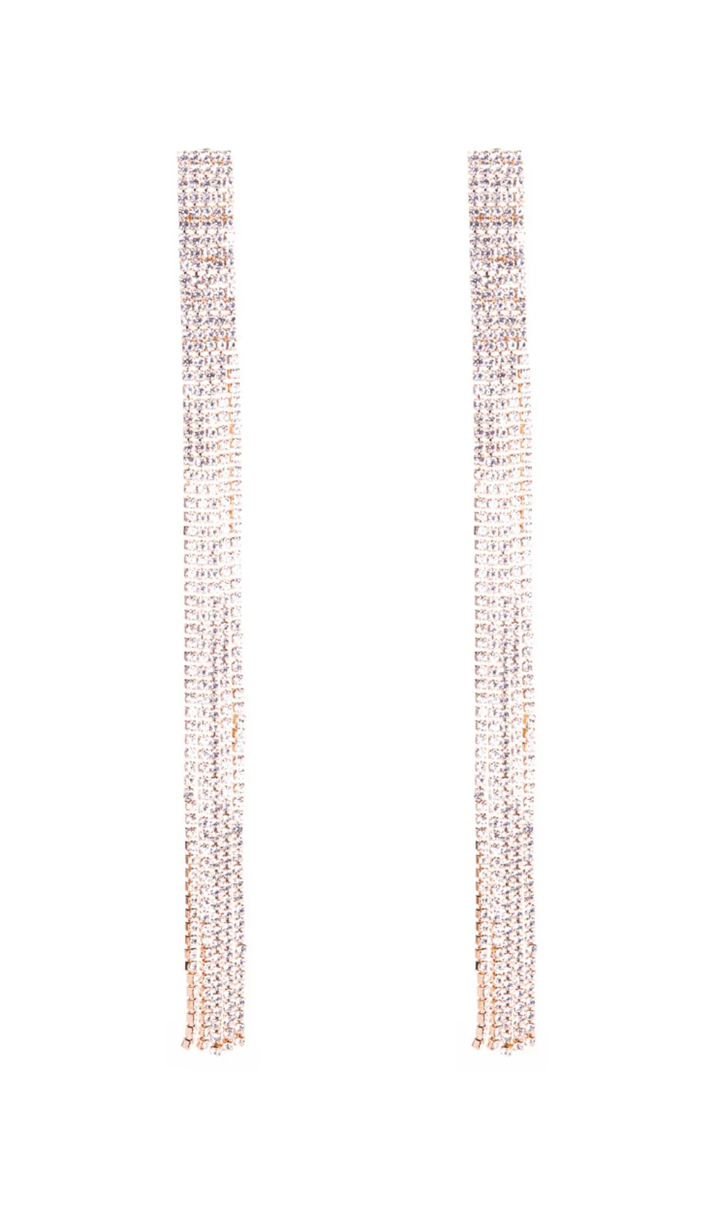 Inlaid diamond tassel earrings Gloria Lanvin