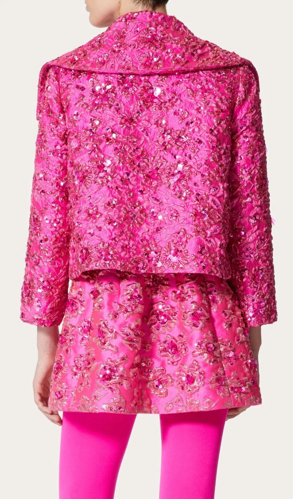 JACQUARD FLORAL BLAZER Gloria Lanvin