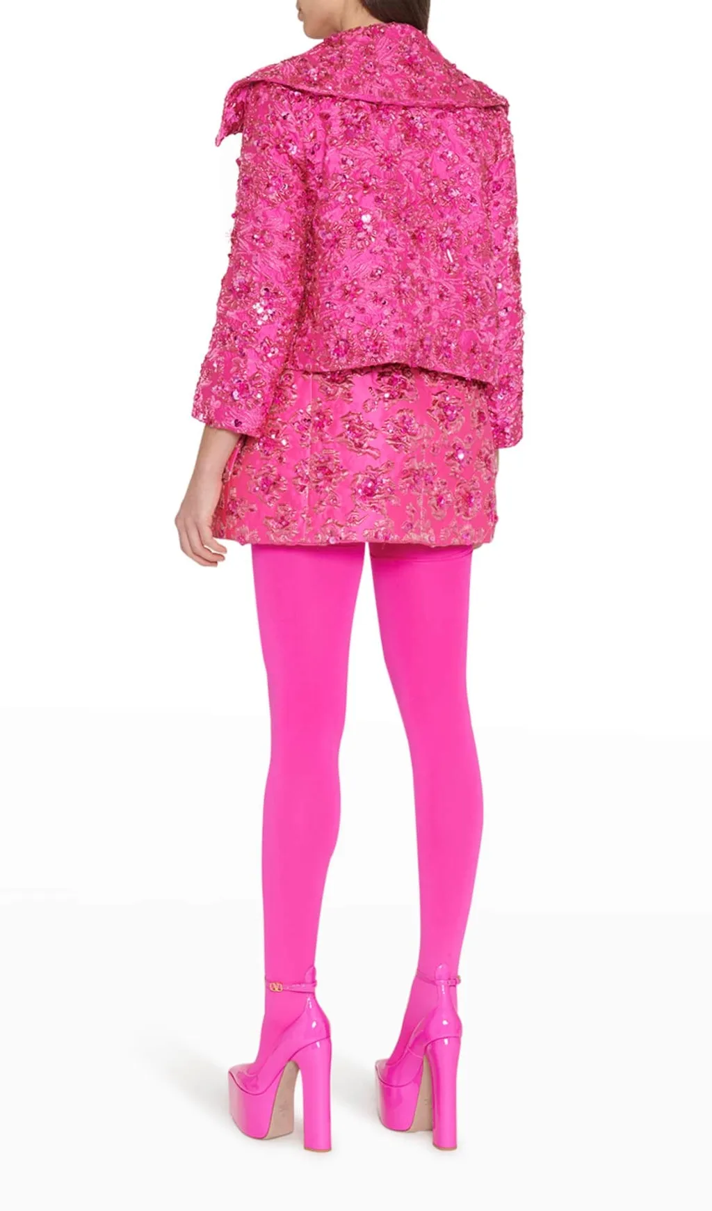 JACQUARD FLORAL BLAZER Gloria Lanvin