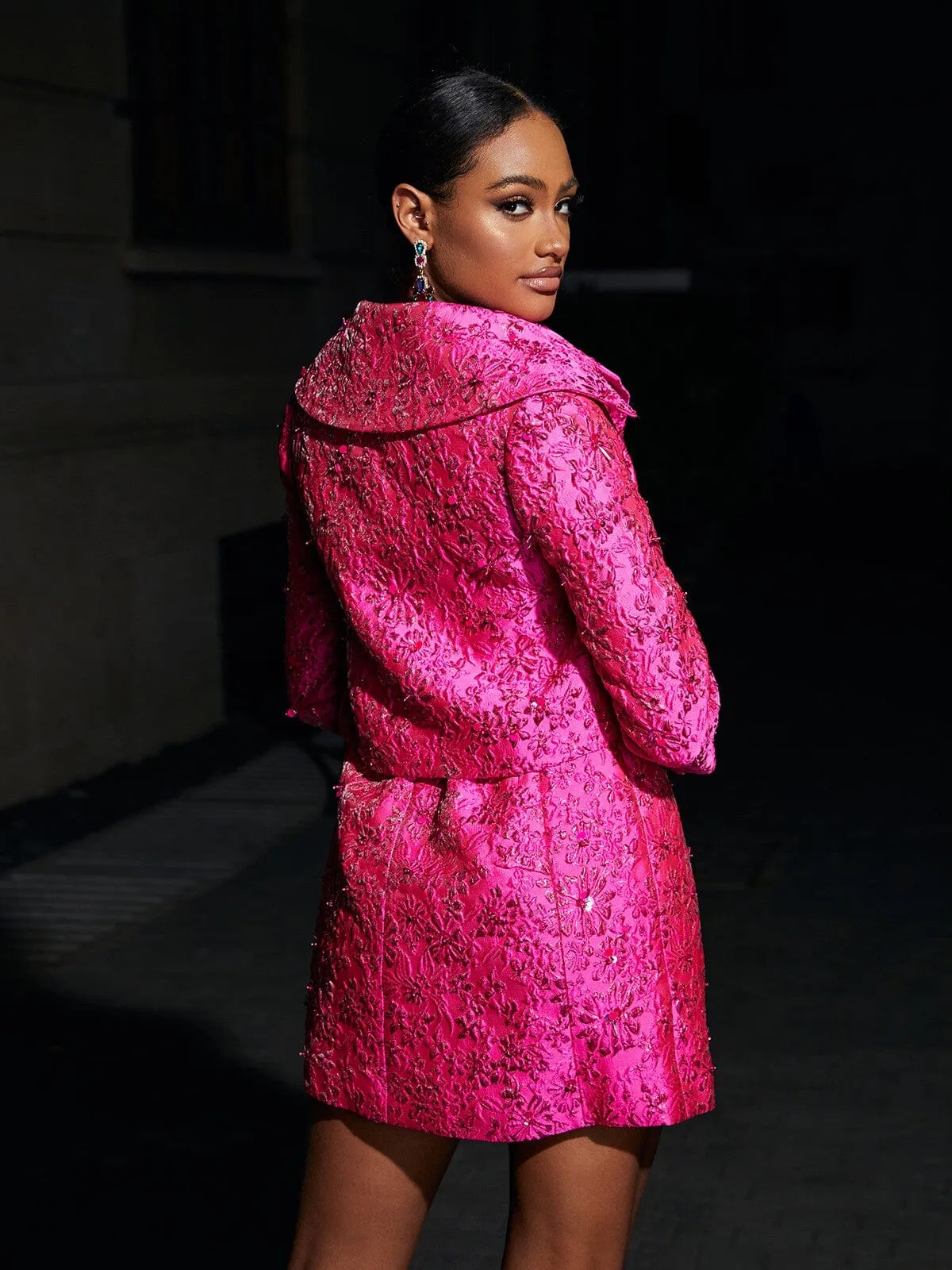 JACQUARD FLORAL BLAZER Gloria Lanvin