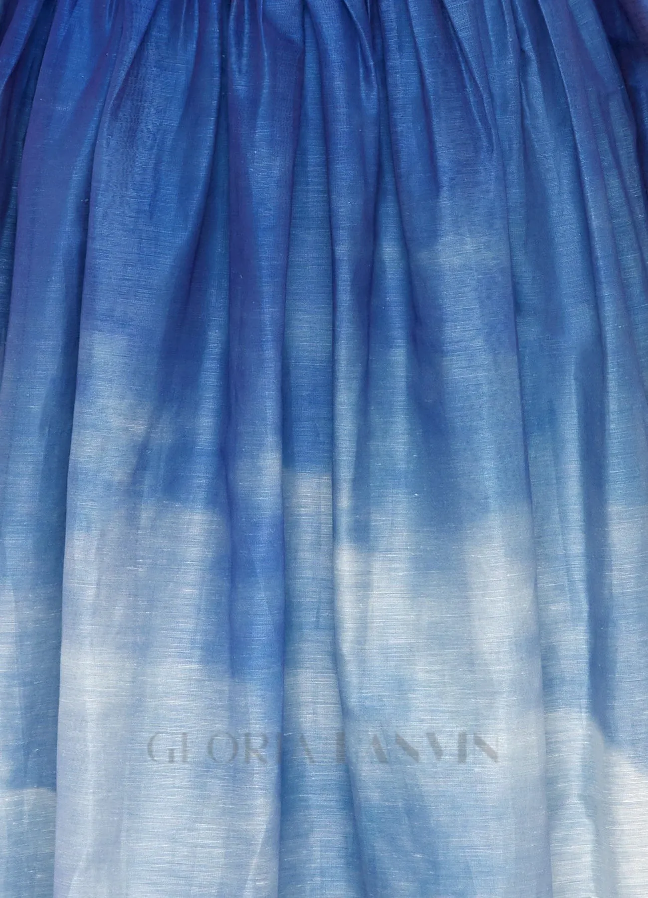 JORDANA STRUCTURED SHOULDER MIDI DRESS IN AERIAL PRINT Gloria Lanvin