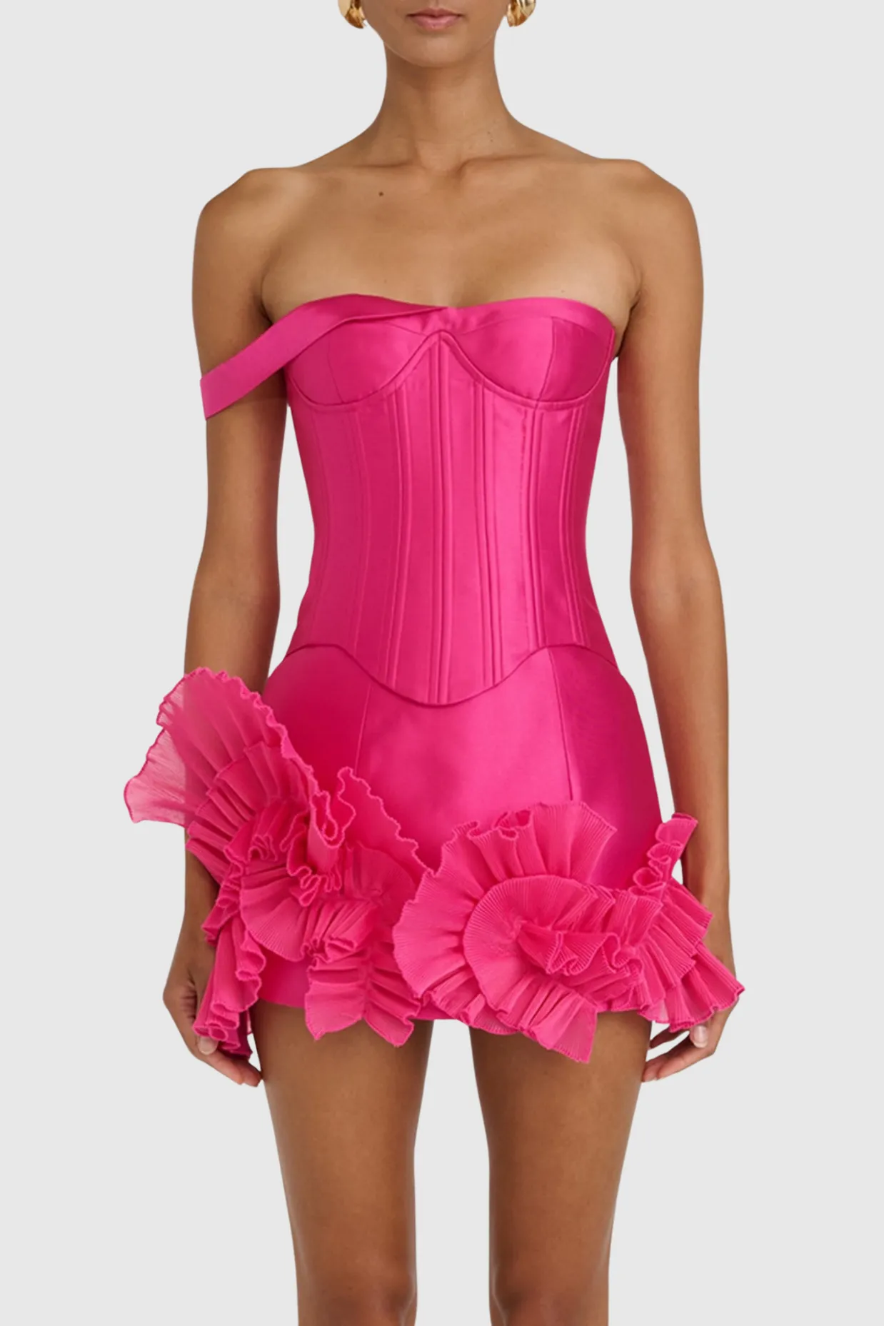 Kabir Satin Corset Two Piece Set Gloria Lanvin