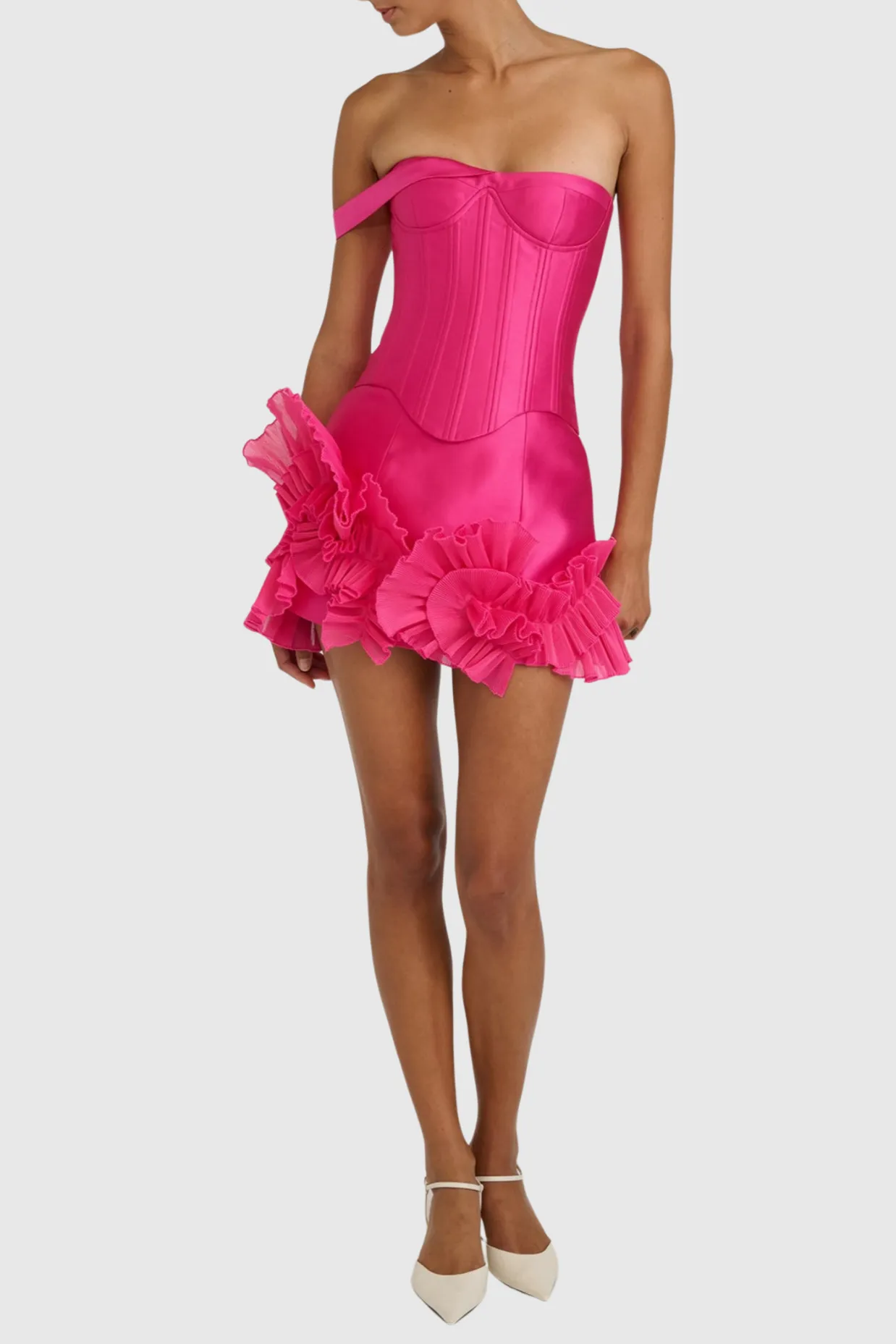 Kabir Satin Corset Two Piece Set Gloria Lanvin