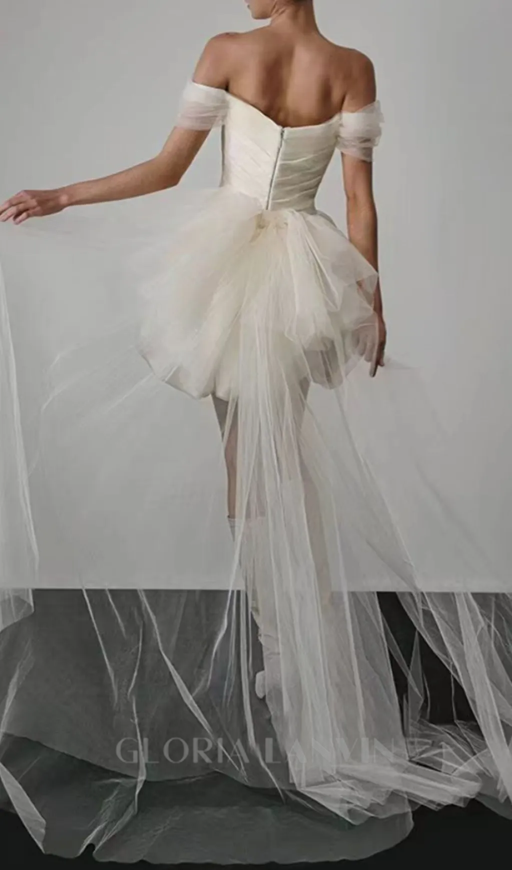 Keira strapless Mini Dress In White Gloria Lanvin
