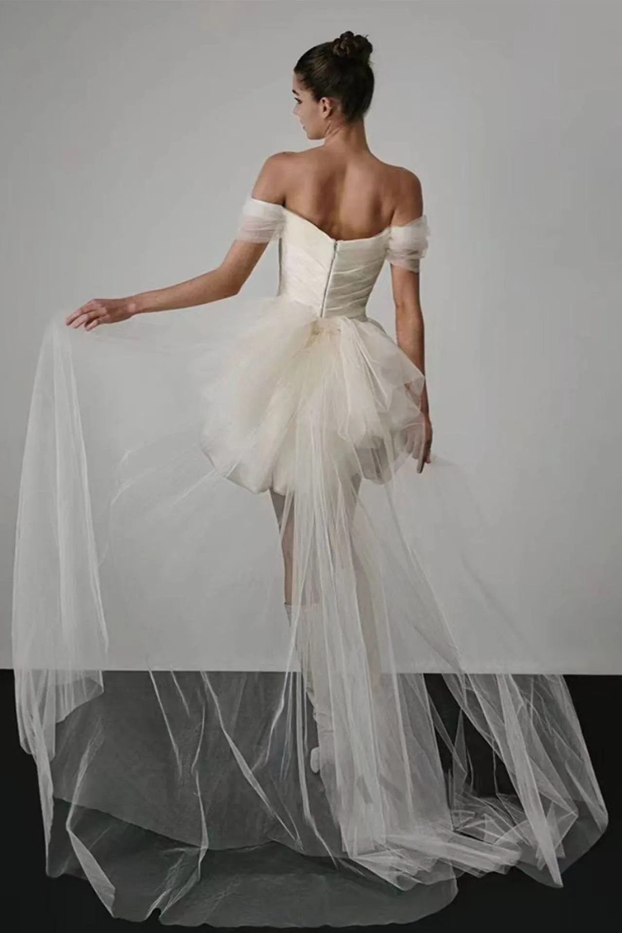 Keira strapless Mini Dress In White Gloria Lanvin
