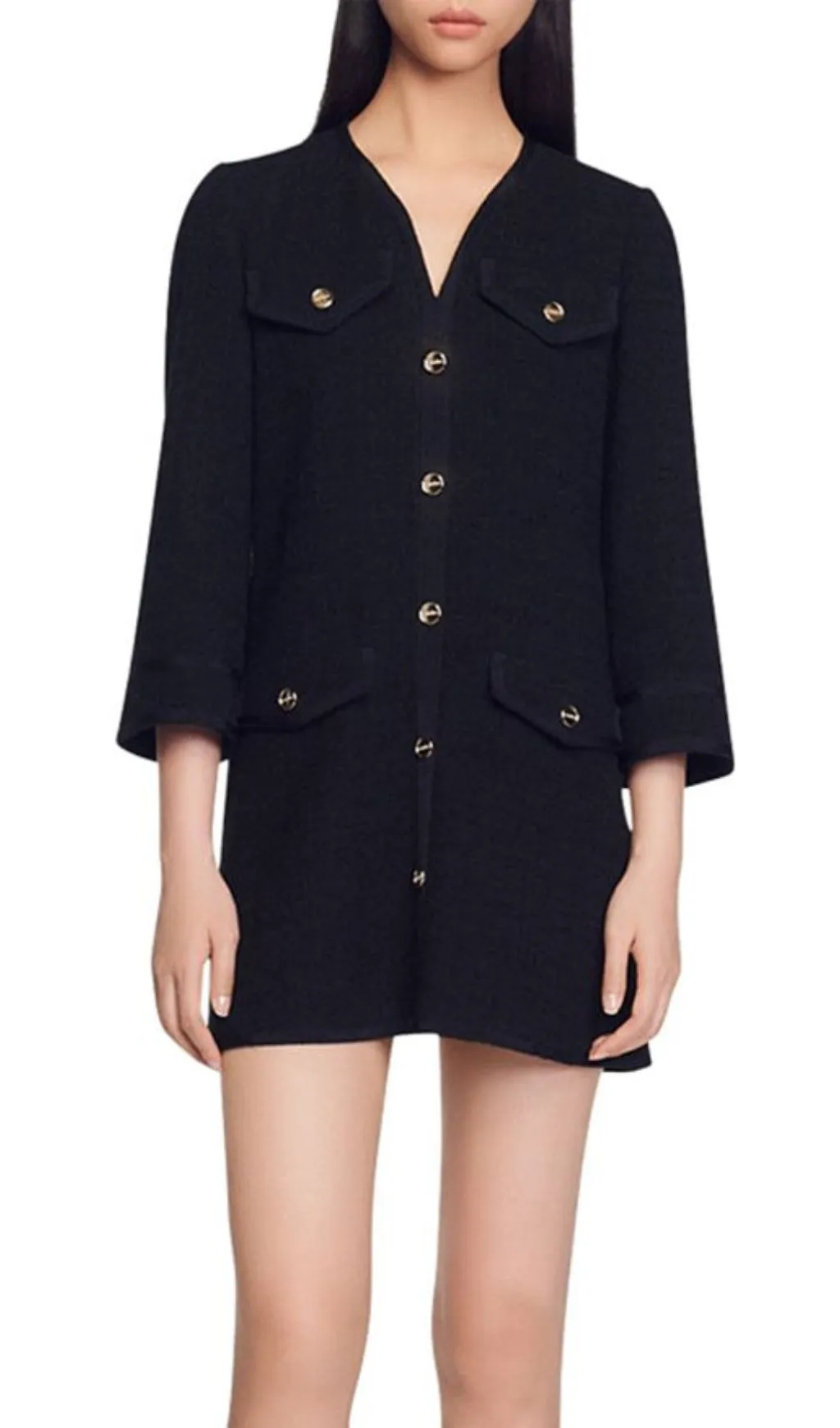 KEREN TWEED MINI DRESS Gloria Lanvin