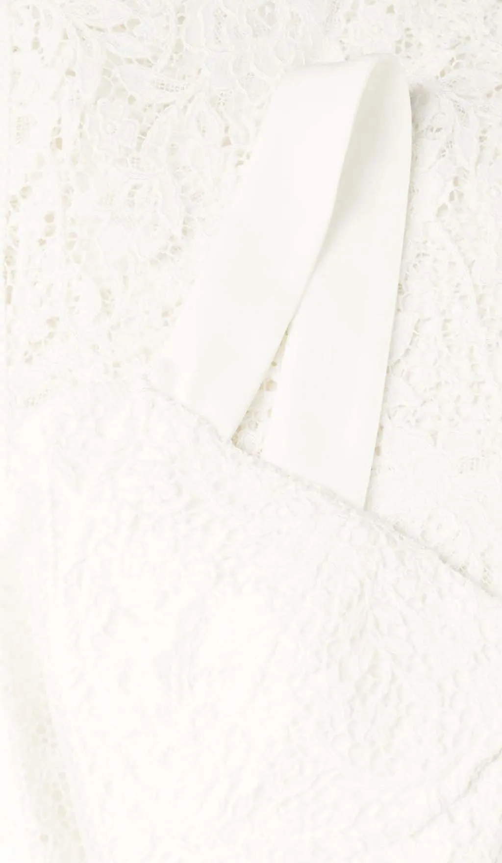 LACE DETAIL STRAPPY MIDI DRESS IN WHITE Gloria Lanvin