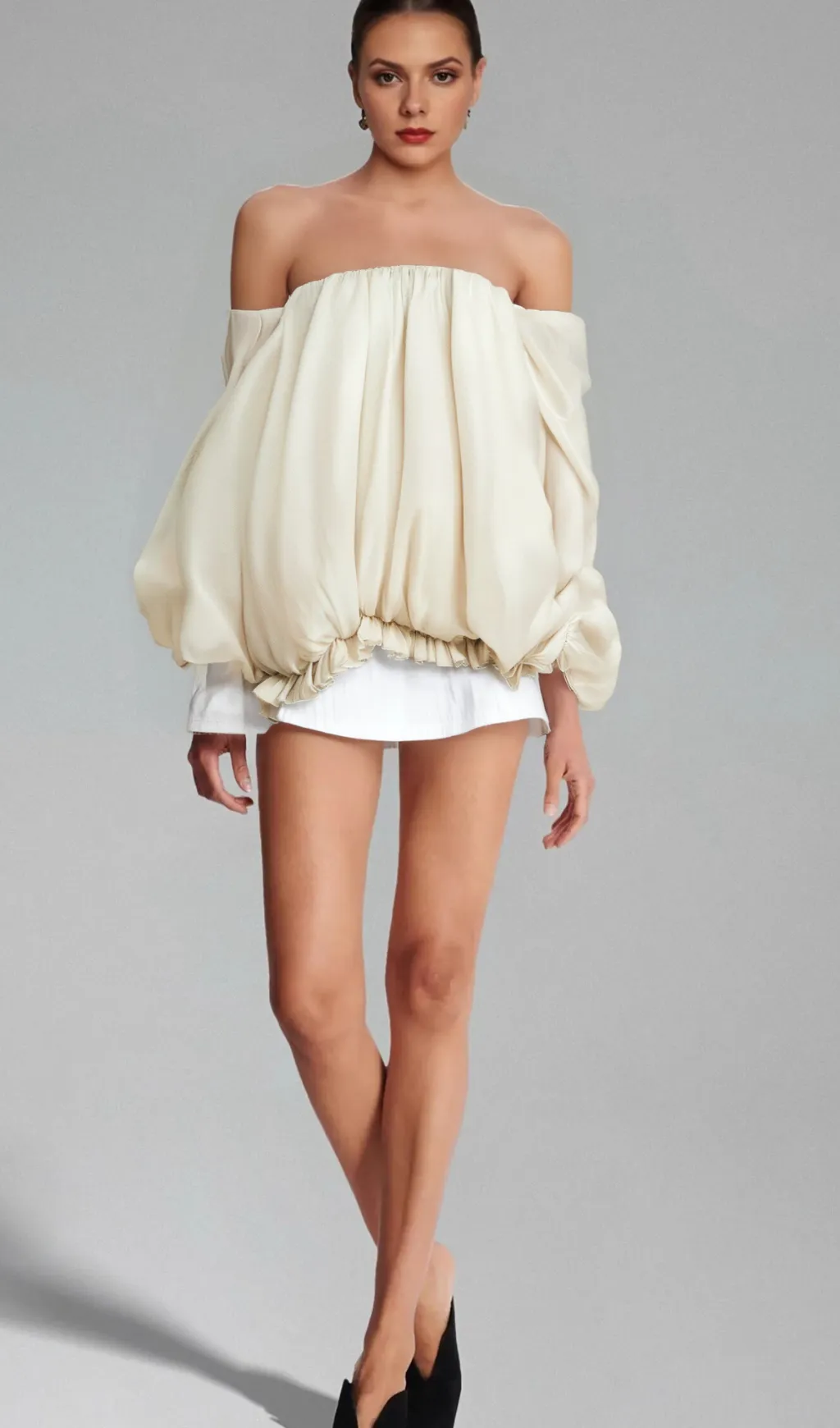 Laura puffy-design mini dress Gloria Lanvin