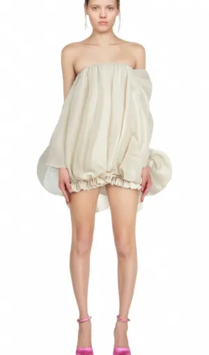 Laura puffy-design mini dress Gloria Lanvin