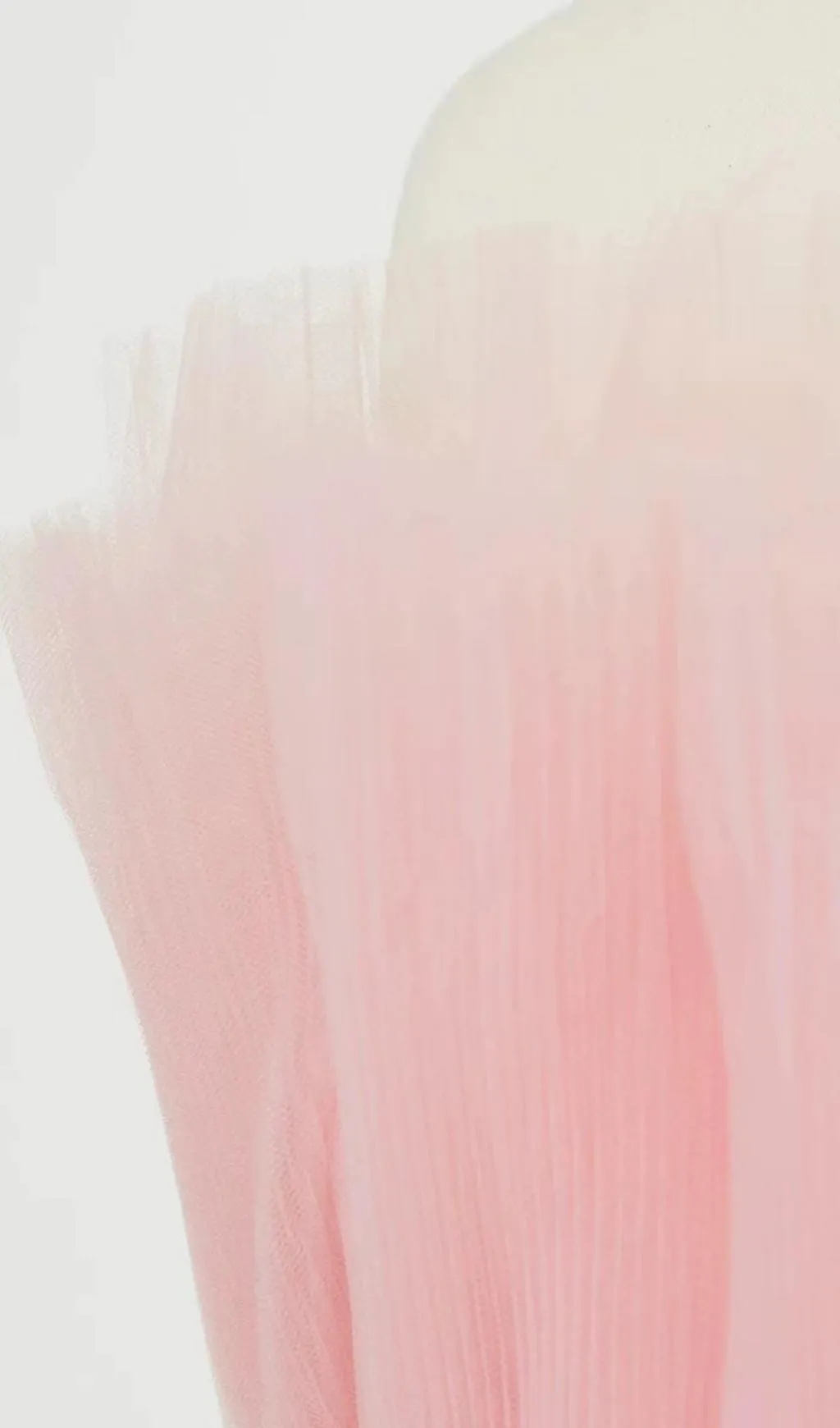 LAYERED STRAPLESS MINI DRESS IN PINK Gloria Lanvin