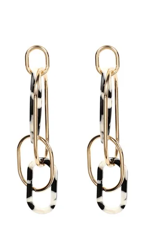 LEOPARD PRINT EARRINGS Gloria Lanvin