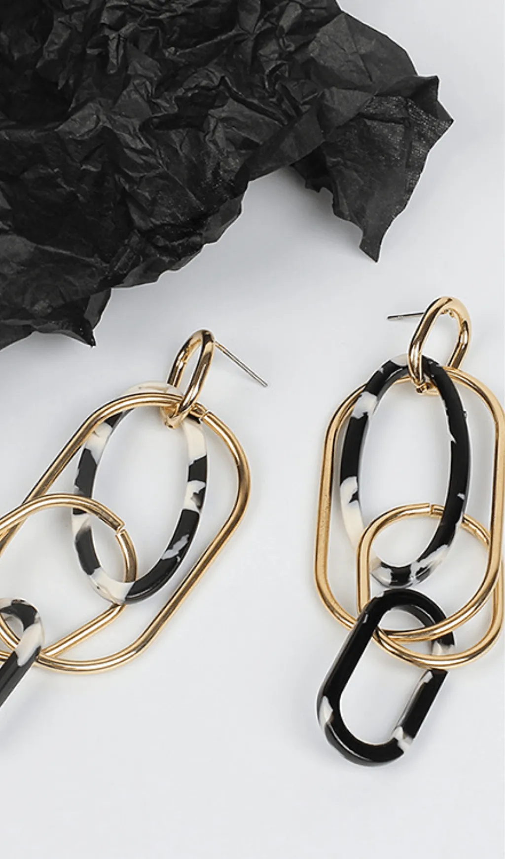 LEOPARD PRINT EARRINGS Gloria Lanvin