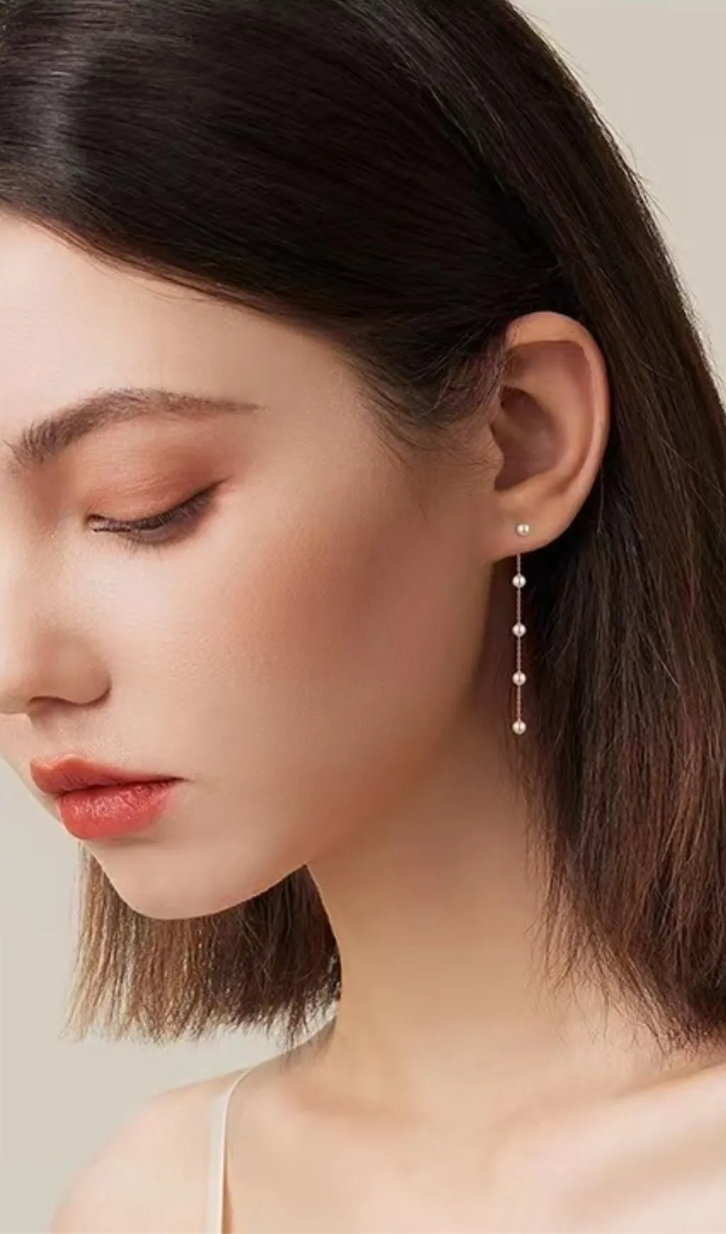 LONG PEARL TASSEL EARRINGS Gloria Lanvin