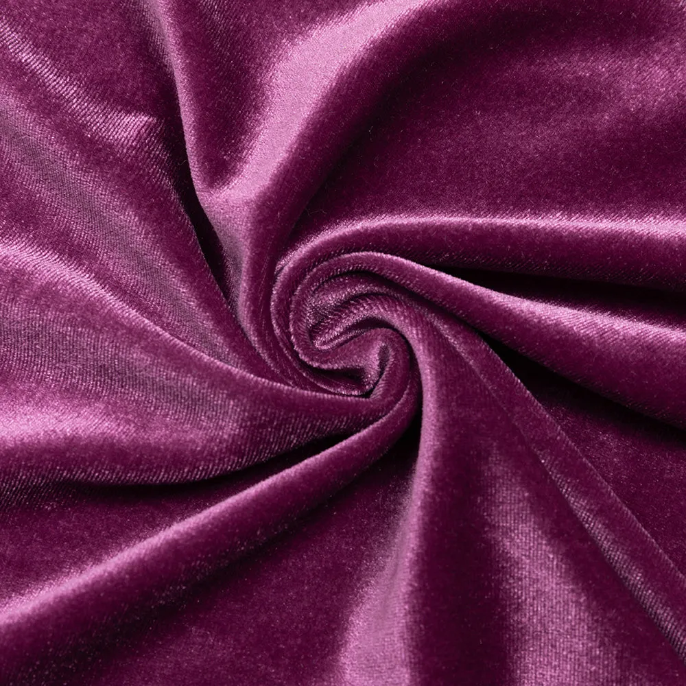 LONG SLEEVE MAXI VELVET DRESS MAGENTA Gloria Lanvin