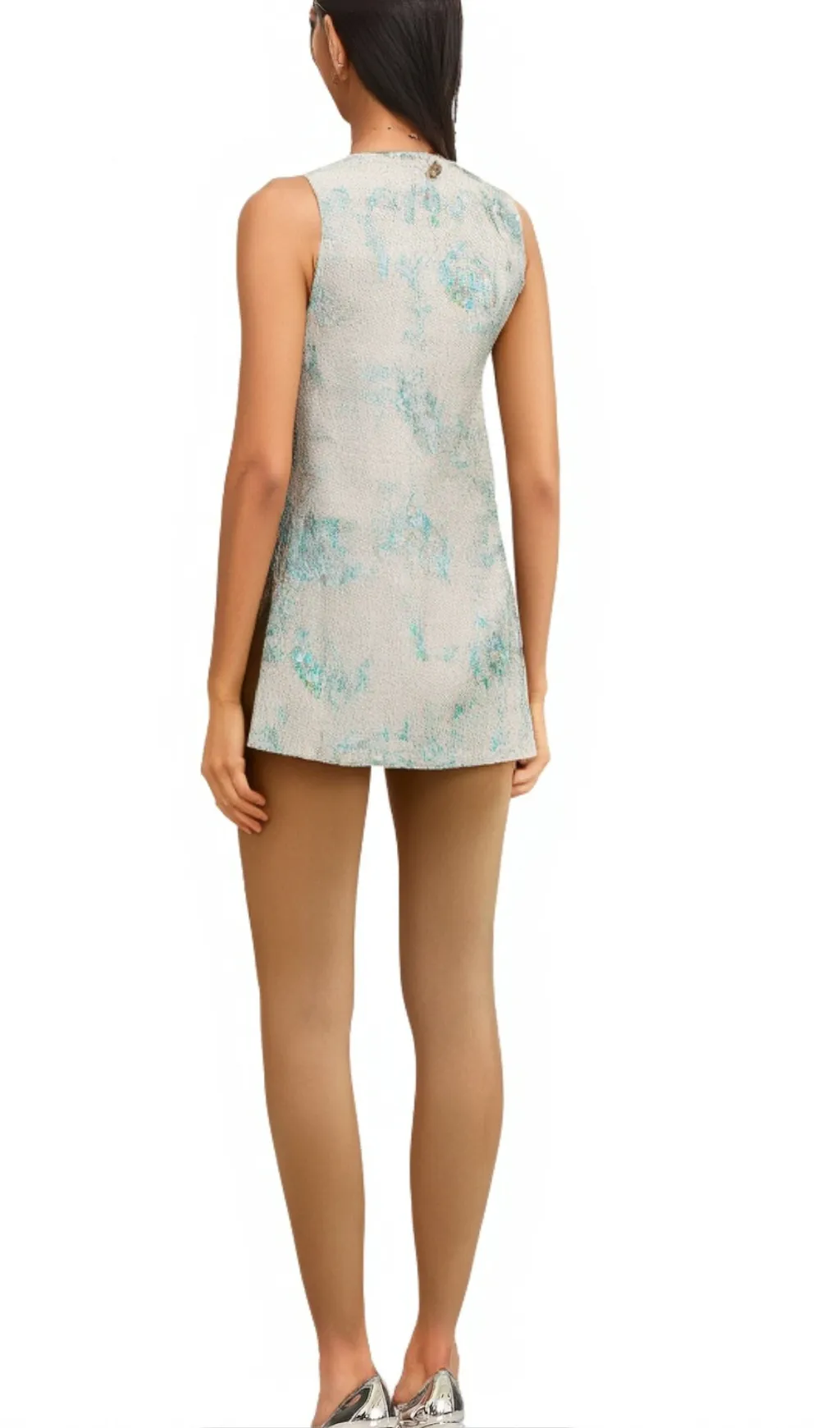 Madeleine white floral embellished mini dress Gloria Lanvin