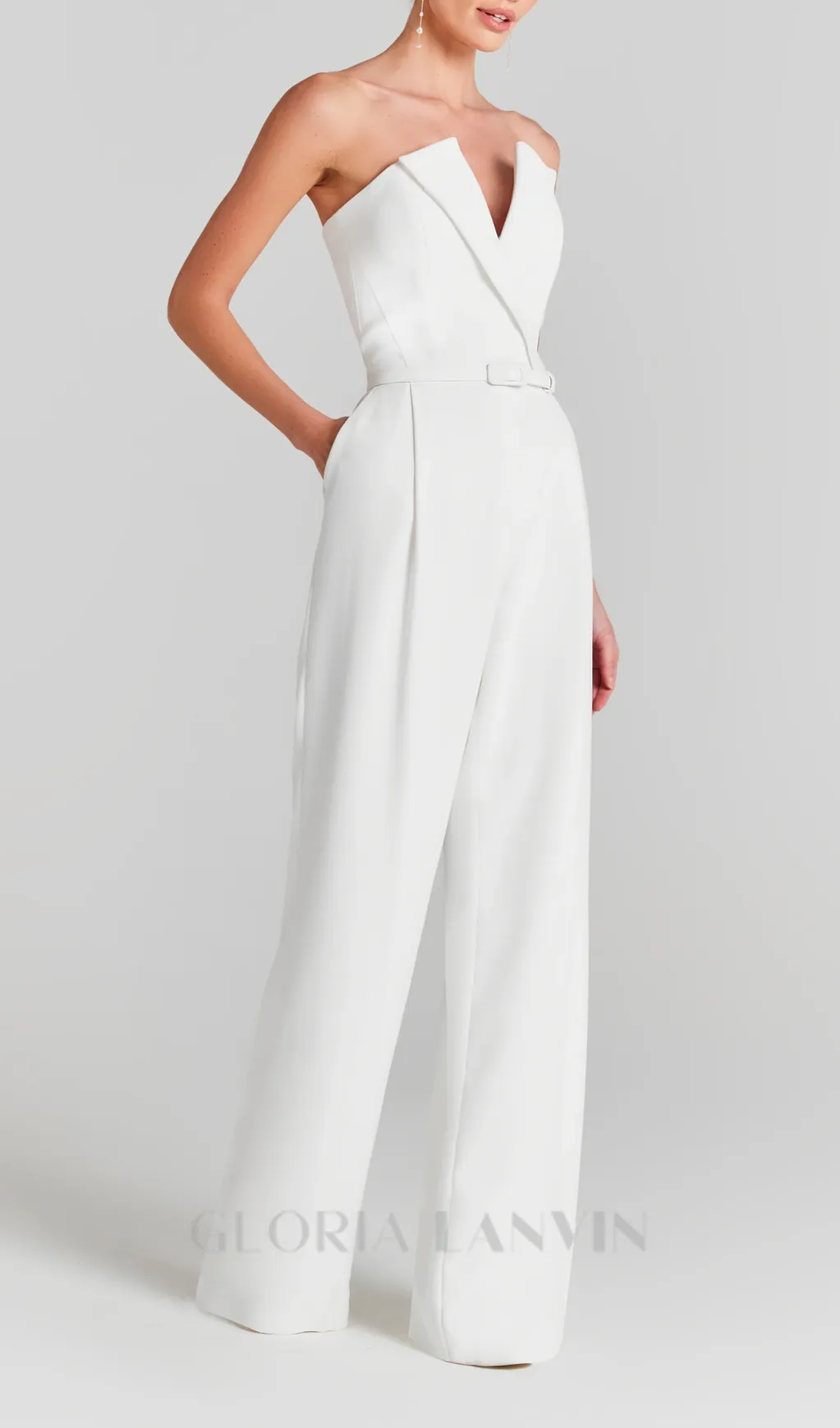 MESH PEARL JUMPSUIT TWO PIECE Gloria Lanvin